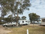 Tug and Caravan at Meandarra CP
